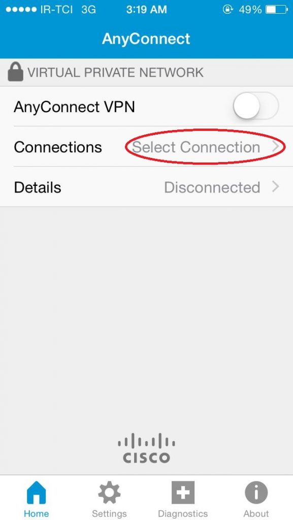 093 577x1024 - آموش اتصال سیسکو (Cisco AnyConnect) در آیفون و آیپد