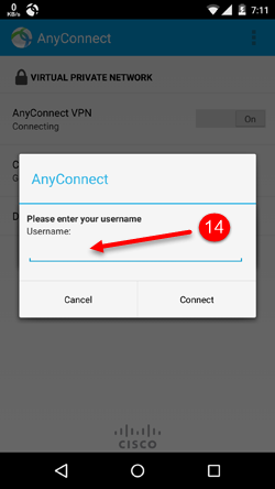 step15 16 - آموزش استفاده از سرویس cisco anyconnect در اندروید