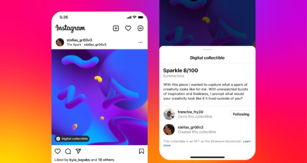 instagram nft - ورود رسمی NFT به اینستاگرام؛ آیا کاربران پولدار می‌شوند؟